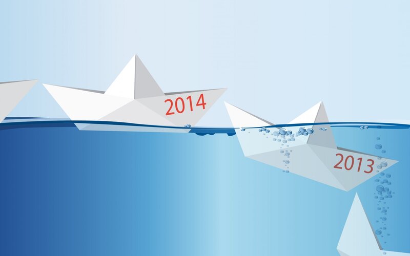 Paper Boats in Water
