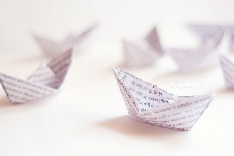 Paper Boats on White Surface