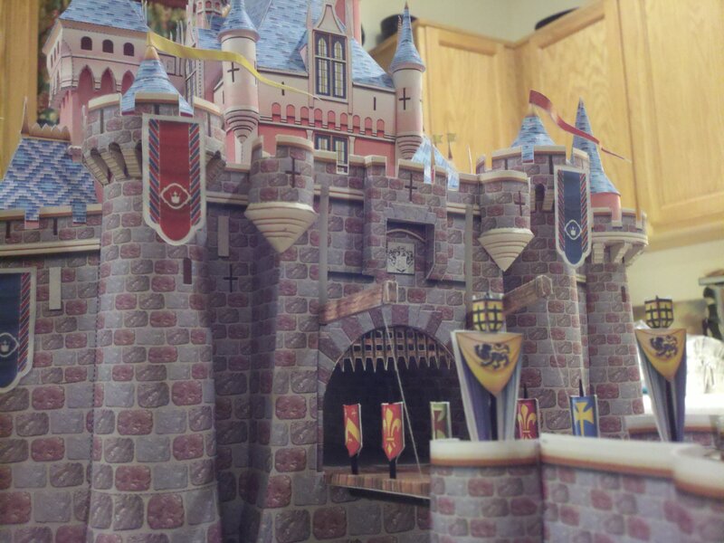 paper castle model