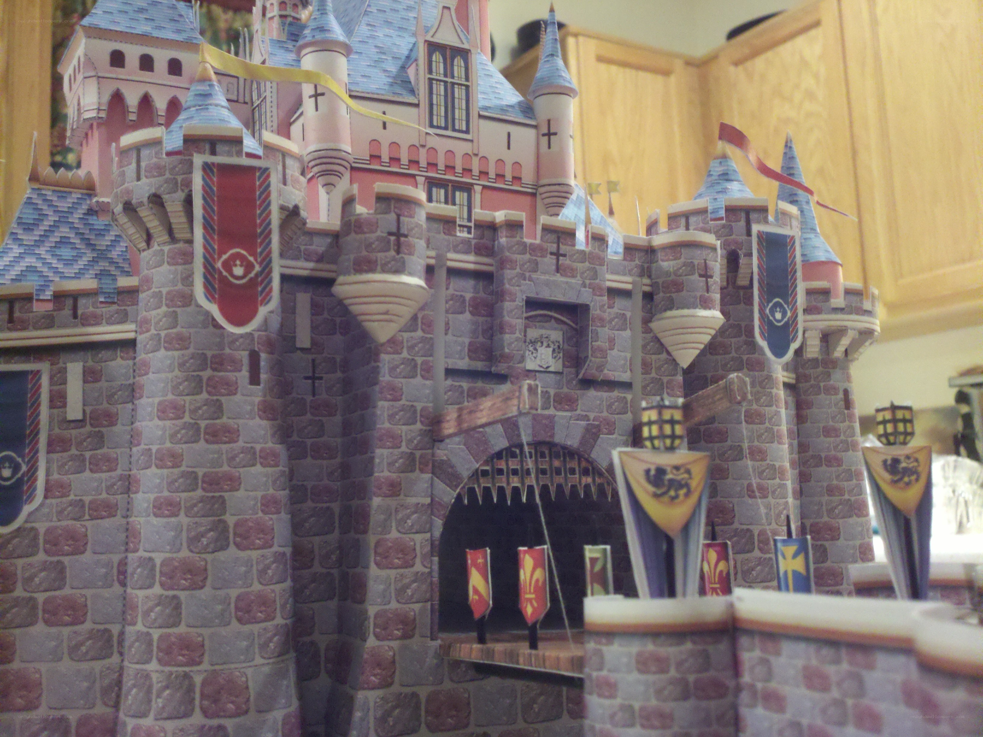 paper castle model