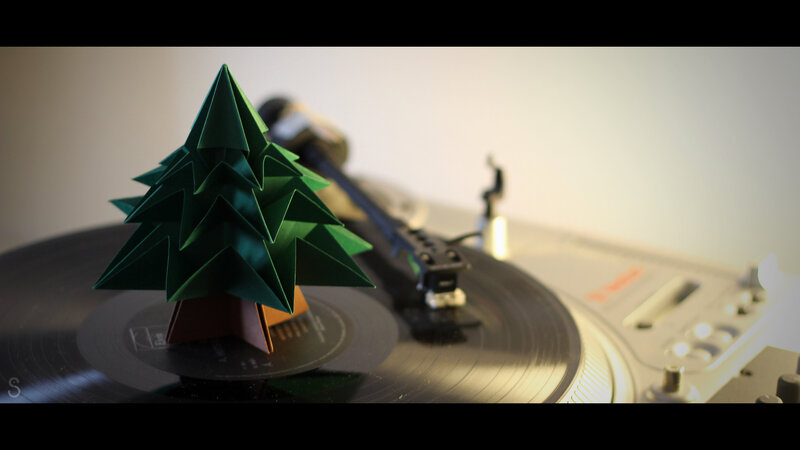 Paper Christmas Tree on Record