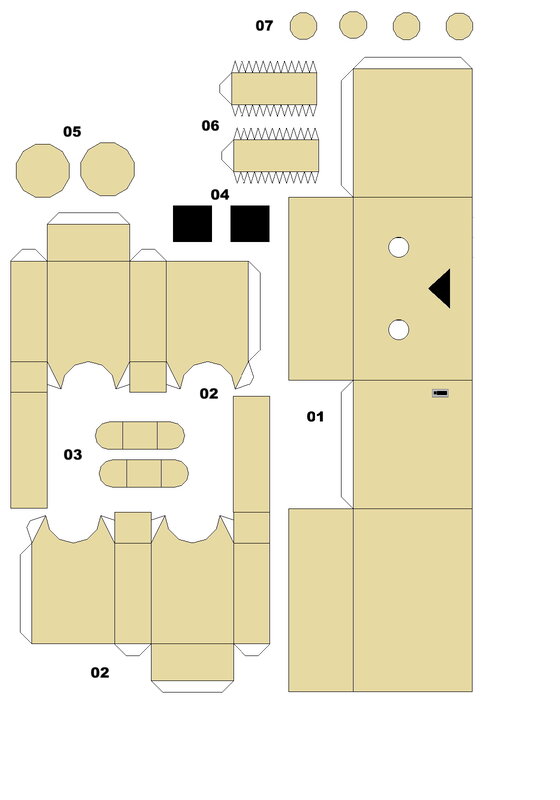 paper craft template