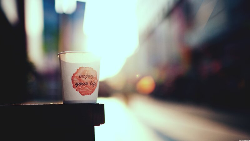 Paper Cup on Ledge