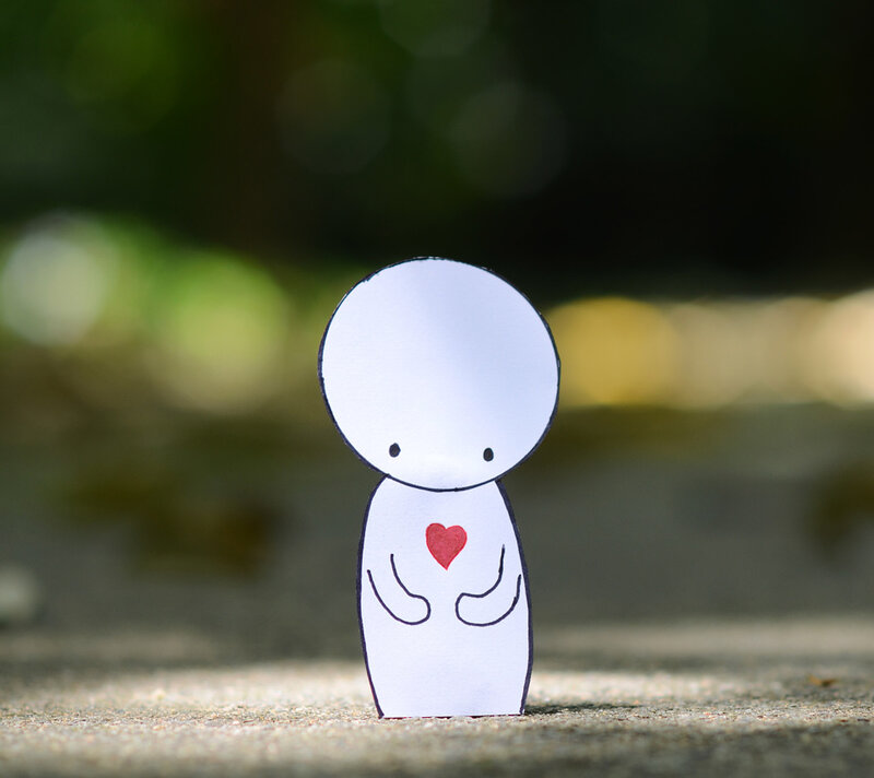 Paper Cutout Figure