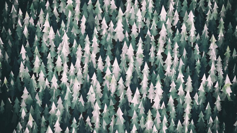 Paper Cutout Trees