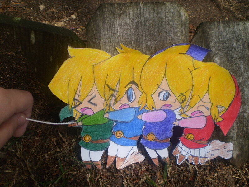 Paper Cutouts of Characters