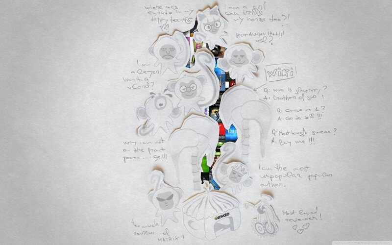 Paper Cutouts with Text