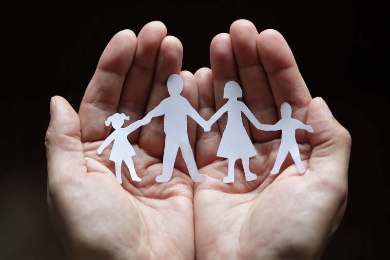 Paper Family Cutout