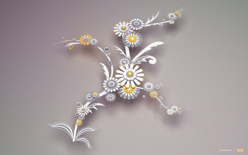 paper flower art design