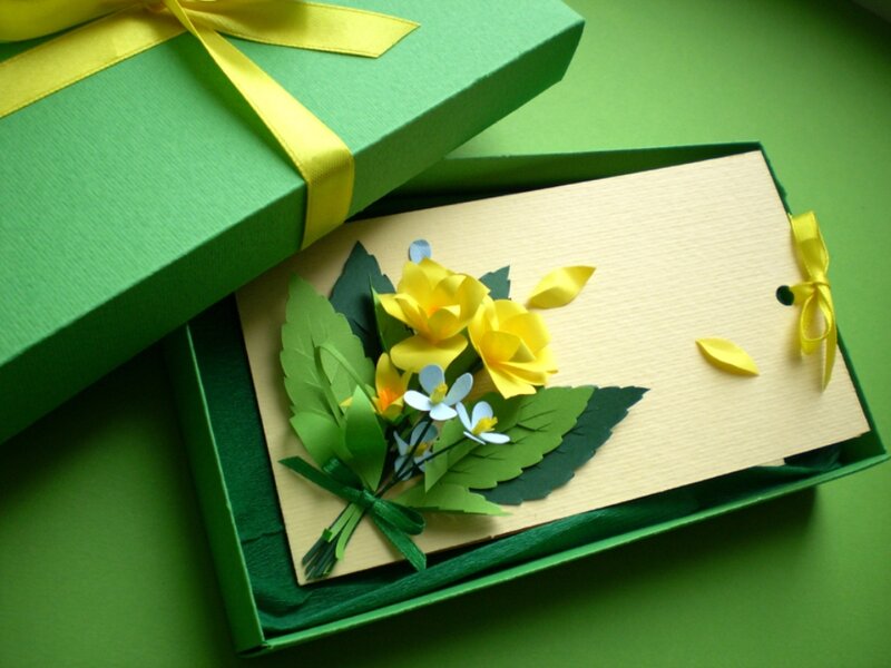 Paper Flower Bouquet — Green