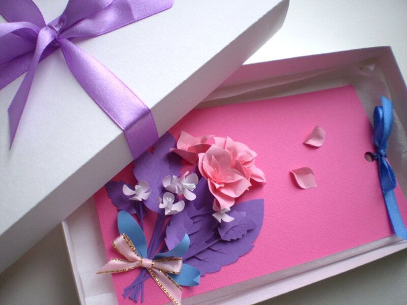 Paper Flower Bouquet — Pink