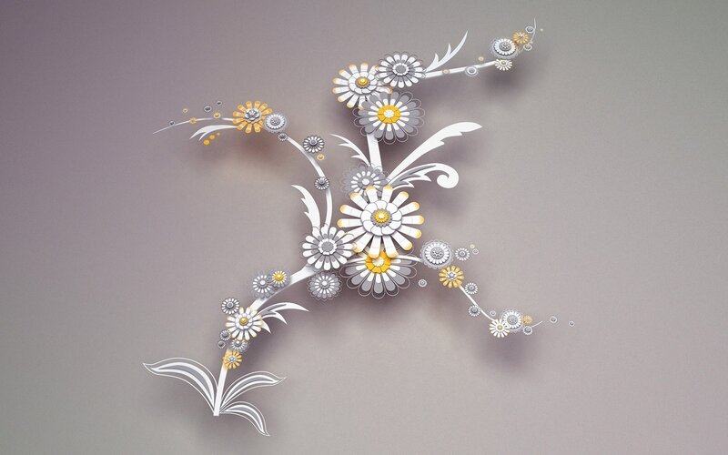 Paper Flower Sculpture