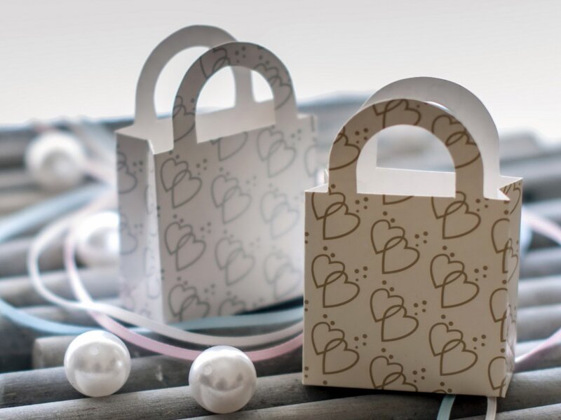 Paper Gift Bags — White