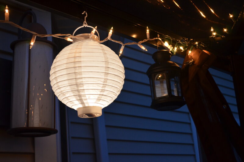 Paper Lantern at Night