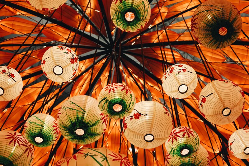 Paper Lanterns Hanging
