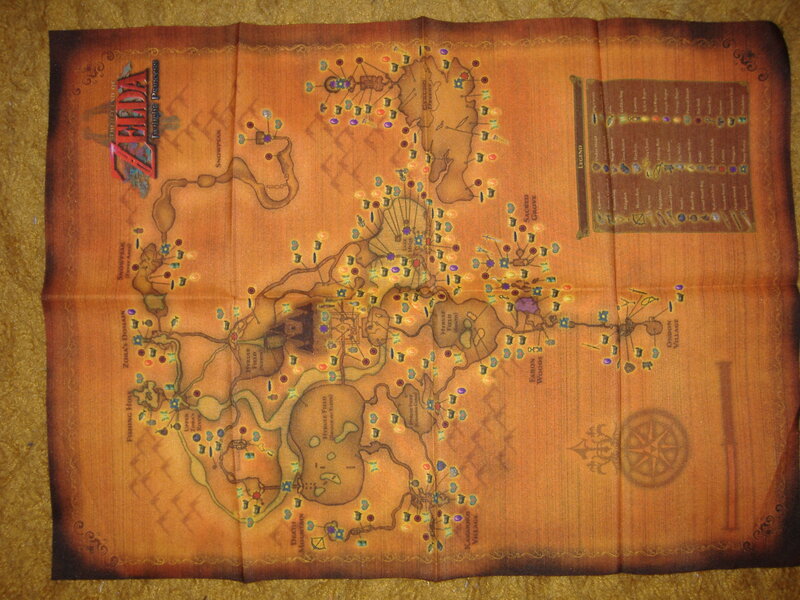Paper Map of a Game World