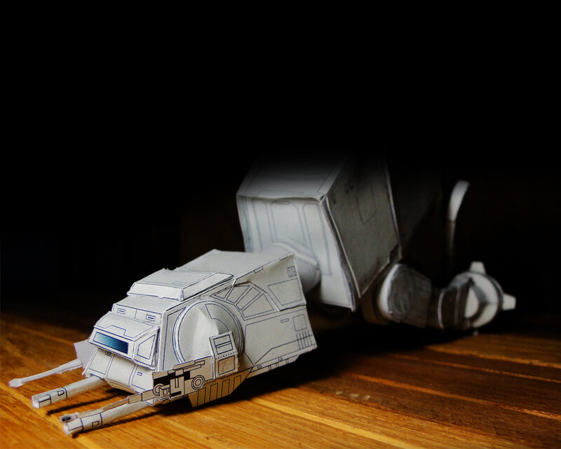 paper model of a star wars vehicle