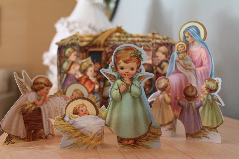 Paper Nativity Scene