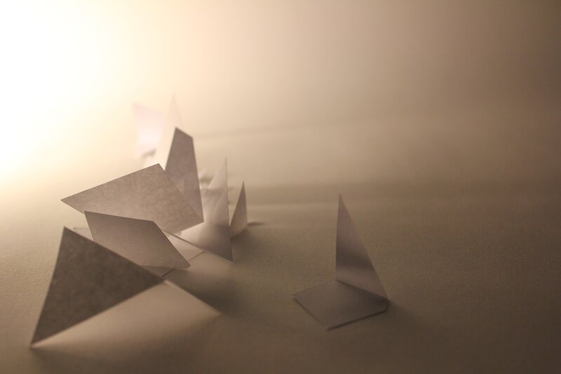 Paper origami shapes