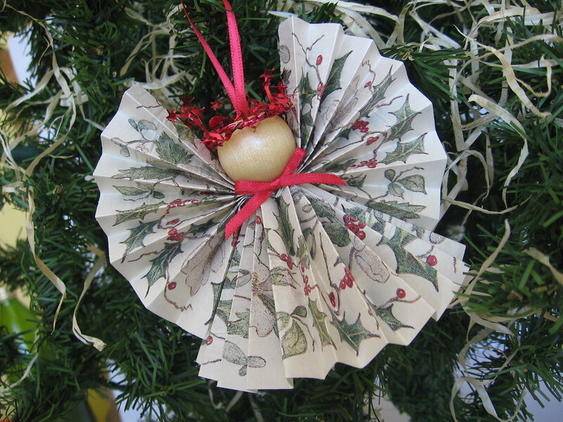 Paper Ornament on Tree