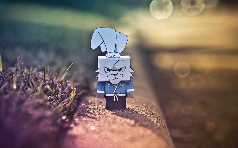 Paper Rabbit Figure