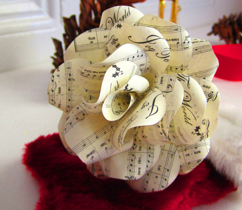 Paper Rose from Sheet Music — Cream