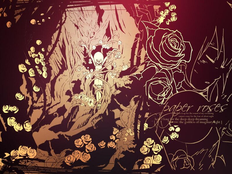 Paper roses artwork
