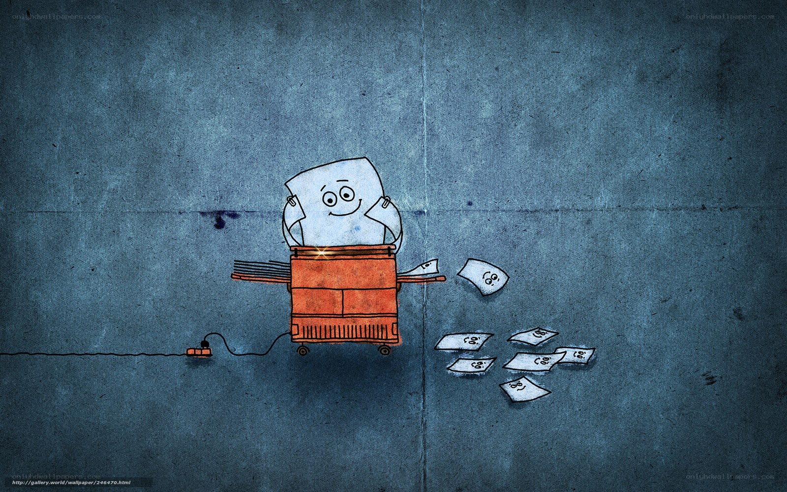 Paper Shredder Character