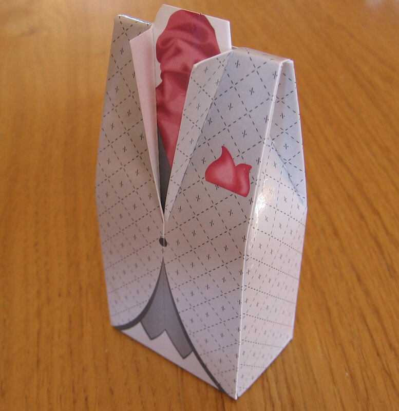paper suit gift box