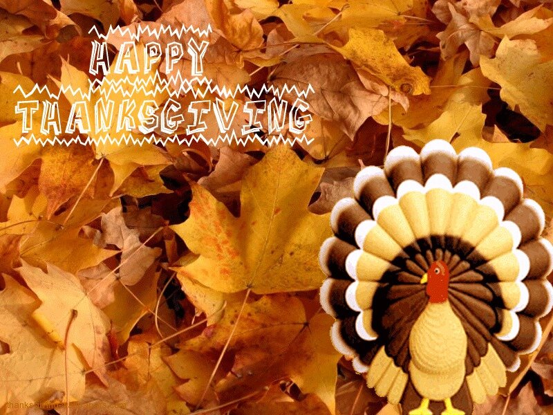 Paper Turkey on Leaves