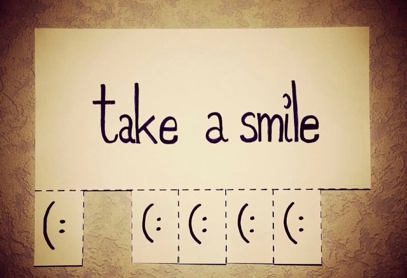 Paper with Smiley Faces