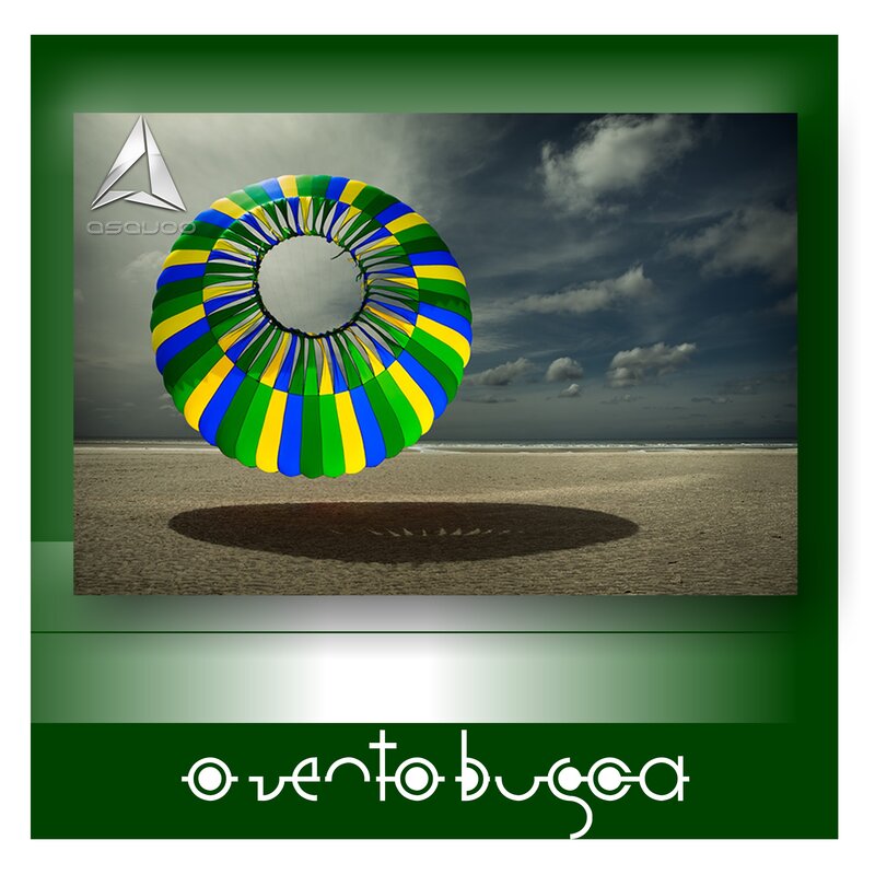 Parachute on the beach