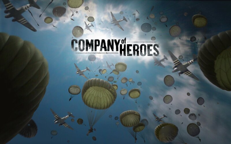 Parachuting Soldiers — Blue, Dramatic