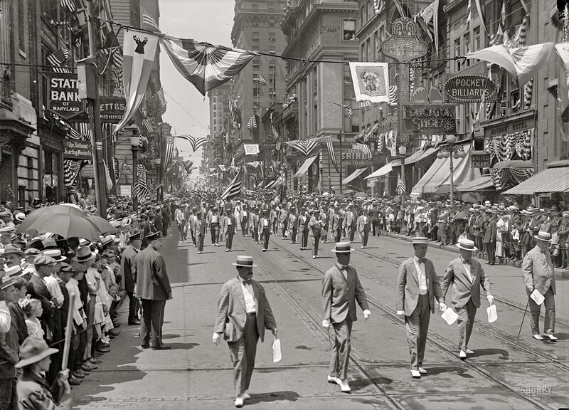 Parade in Baltimore streets