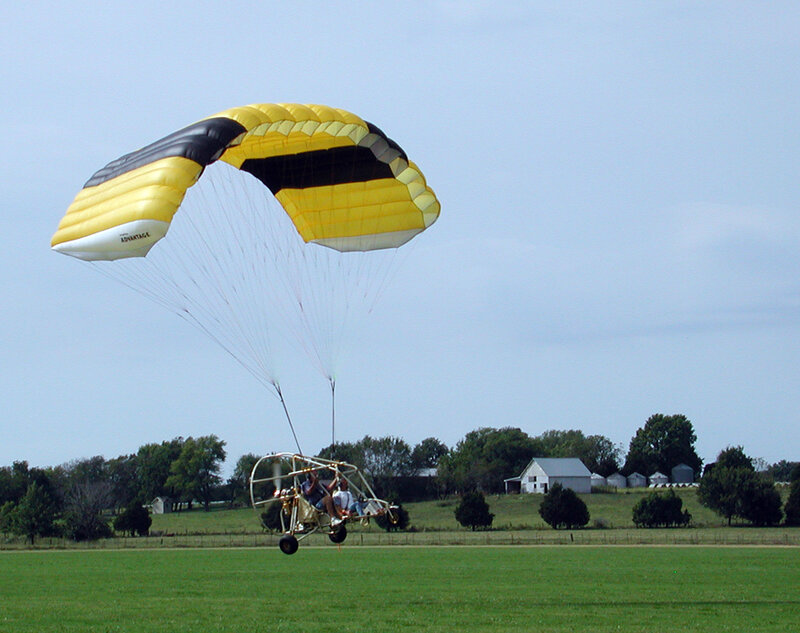 Paraglider in Flight