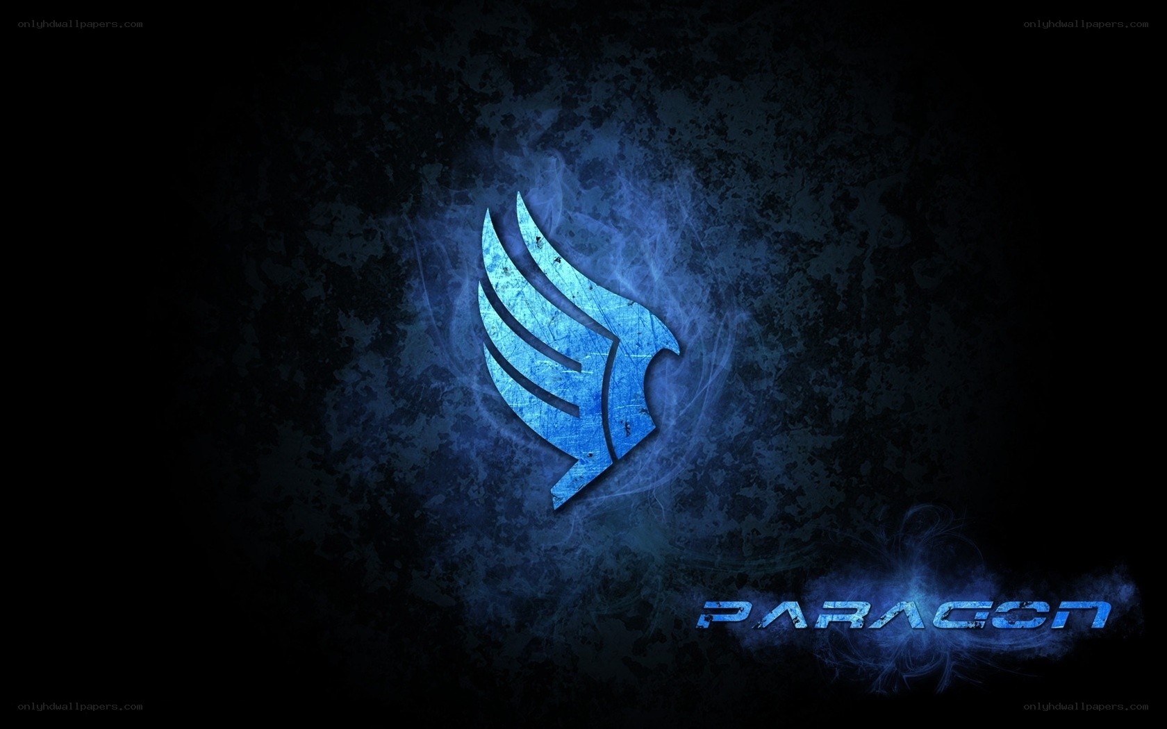 Paragon logo with wing symbol