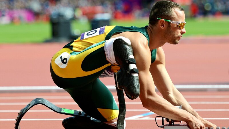 Paralympic Athlete on Track
