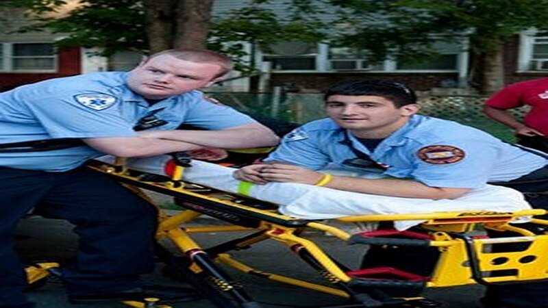 Paramedics with Stretcher