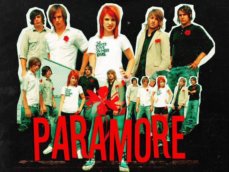 Paramore band collage