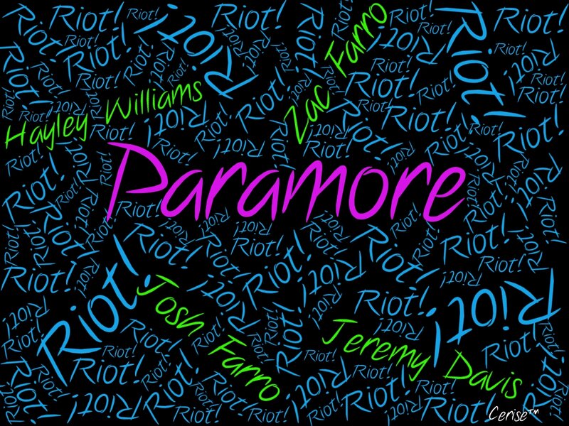 Paramore Band Logo — Black