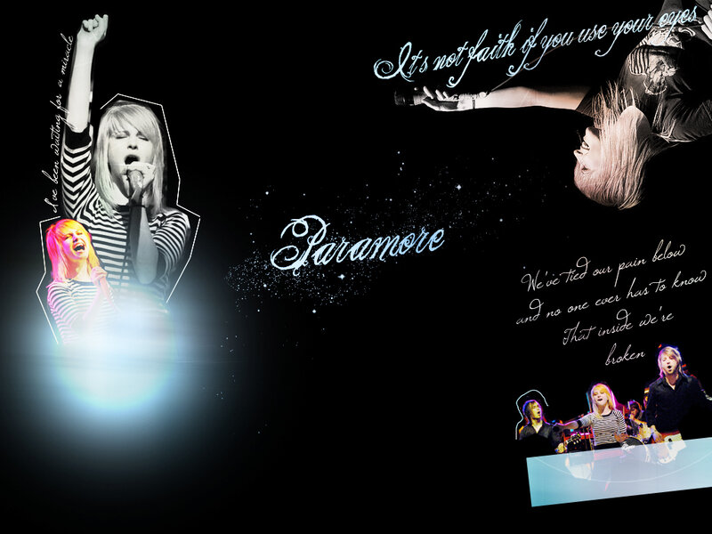Paramore concert collage