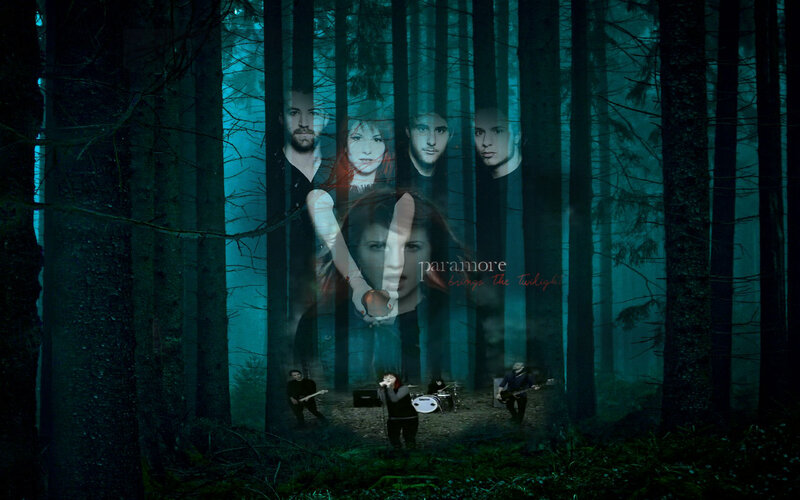 Paramore in a forest