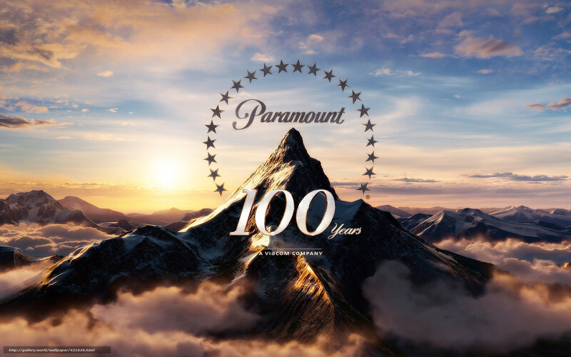 Paramount Logo on Mountain — Blue