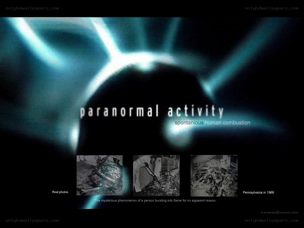 Paranormal activity: spontaneous human combustion