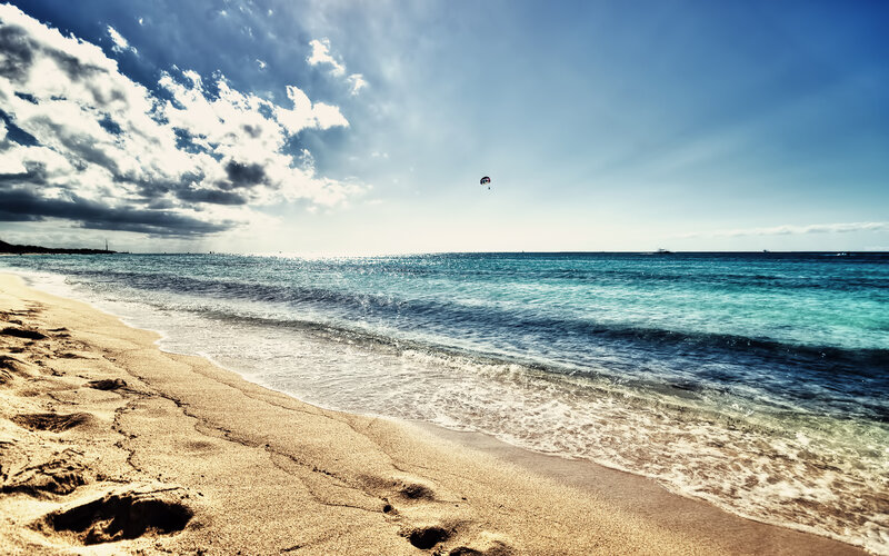 Parasail over Ocean