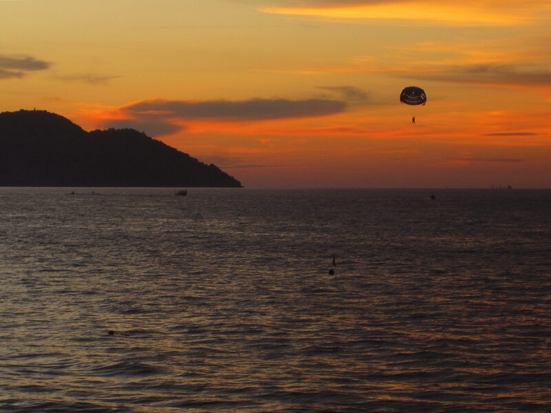 Parasailor over Ocean