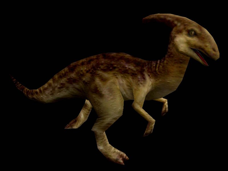 Parasaurolophus Dinosaur — Brown