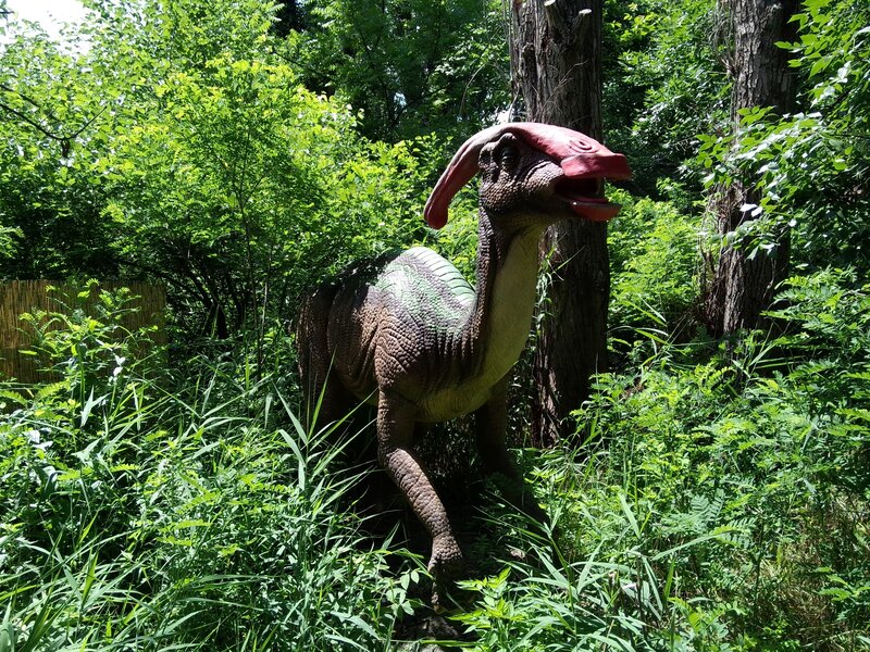 Parasaurolophus Dinosaur — Green