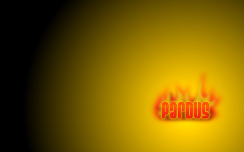 Pardus logo with flame effect