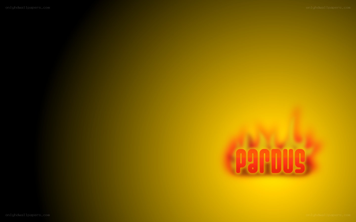 Pardus logo with flame effect